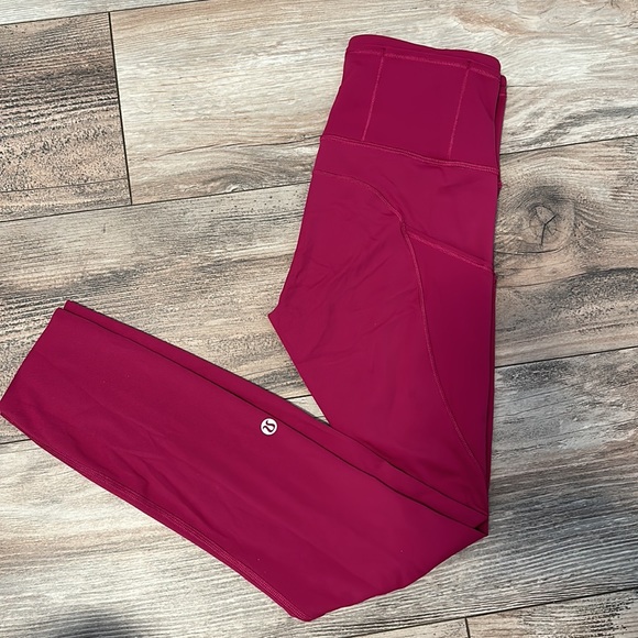 Lululemon Fast and Free 23” Ripened Raspberry - Picture 2 of 5